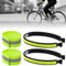 TUKNN Clip de Pantalon Réfléchissant à Vélo, Pinces à Pantalon Vélo e Bracelet de Sécurité Réfléchissant, Brassard Réfléchissant Vélo, pour Jogging Cyclisme Balades Nocturnes, 4PCS