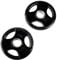 Equipped Gym - Olympic Tri Grip Weight Plate Set 1.25kg - 25kg. 2 Cast Iron And Rubber Coated Weights For Weight Lifting Gym Equipment For Home & Commercial Use For Both Men And Women (2x 5kg)