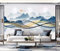 Photo Wallpaper Self-Adhesive Mural 3D Mountains Flowing Clouds Natural Beautiful Scenery Wall Photo Art Wall Posters Wall Stickers for Living Room Tv Sofa Theme Hotel Luxury Co 140 (W) x 70 (H) cm