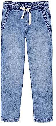 Vertbaudet Weite Jungen Jeans mit Dehnbund und Kordelzug