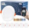 DUSKTEC LED Downlights Ceiling for Alexa, 7W 3in Bluetooth LED Spot Lights, APP & Voice Control Smart Spotlights, Warm White to Daylight Dimmable Recessed Ceiling Lights for Bedroom Kitchen, 6 Pack