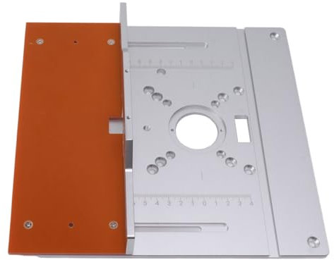 Placa de Inserción de Mesa de Enrutador de Aluminio, Placa de Inserción de Mesa de Enrutador Aleación de Aluminio Fresado de Madera Tablero Abatible Máquina de Corte Grabado