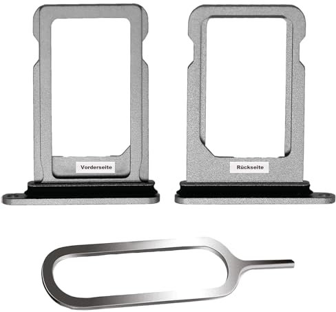 IS-TECK SIM-Kartenhalter Ersatz SIM-Tray Kompatibel mit iPhone 12 Mini inklusive SIM-Nadel SIM-Kartensteckplatz (Weiß)
