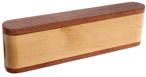 DIYEAH Wooden Pen Case Box Single Fountain Pen Case Empty Pen Box Pen Presentation Display Box Fountain Pen Container for Home Office Dekstop Stationery Supplies