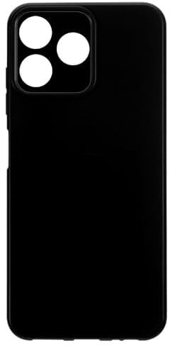 Auotu Hülle Mit Kamera Schutz Soft TPU Silikon Case Etui Tasche Cover für ZTE Blade V50S / ZTE Blade A73 4G Smartphone (Schwarz)