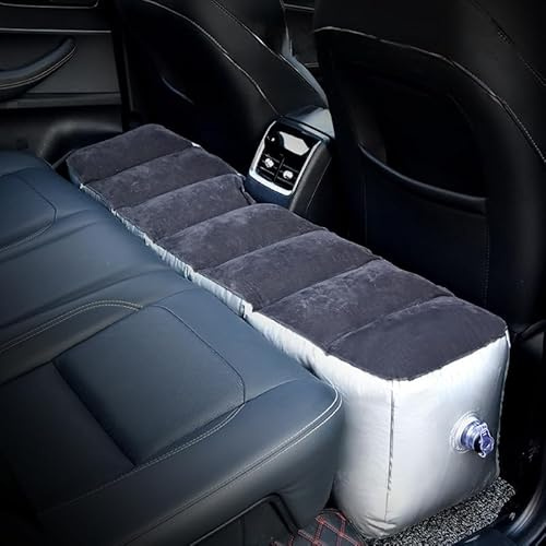 Auto Aufblasbare Matratze für Dacia Duster 2017-2024, Aufblasbar Auto Bett für Den Auto Rücksitz Lücke für Reisen Camping Schlafen,133×30×40cm