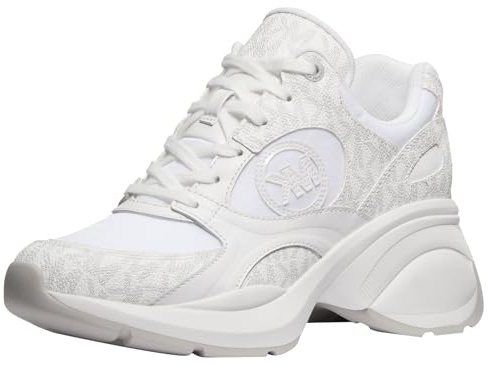 Michael Kors Damen Zuma Sneaker, Helles Weiß, 36 EU
