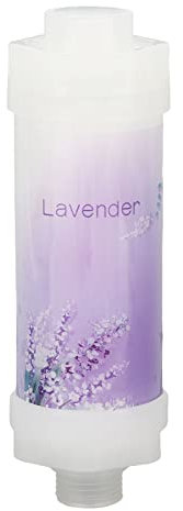 Filtre de douche, purificateur d'eau de bain délicate à 3 couches, filtre de pomme de douche, avec parfum de lavande, élimine les impuretés, pour purifier l'eau, enlever, convient (Lavender)