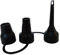 Toddmomy Replacement Nozzles 3 Sizes Air Pump Plastic Nozzle Heads Accessories Air Bed Pump for Air Mattress Inflator