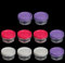 YankMooM 14 Pcs Small Food Containers with Lids,300ml mini Storage Container Jar Small Plastic Snack Pots Containers with Graduation for Snack Sauce Jelly Yoghurt Fruit