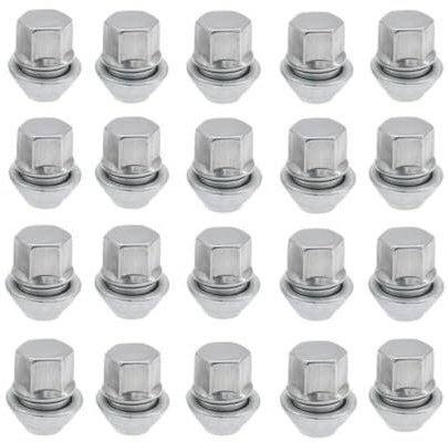 Siuku Dadi Ruota Compatibile con Ford per Focus 1998-2018 per Fiesta 1995-2012 M12x1.5 19MM Bulloni per Ruote Auto Dadi Bullone in Lega di Acciaio Dado per Pneumatici
