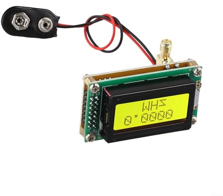 Hasaller Frequency Counter Tester High Accuracy RF Frequency Counter Meter 1-500MHz LCD Display Tester Module Digital RF Frequency Counter 1-500MHz LCD Display Tester Module