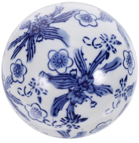 Schwimmende Keramikkugel Wohnaccessoire im Chinesischen Stil, Leicht | Porzellanoptik, Kompakt und Tragbar, Inspiriert von Asiatischer Gestaltung Zufälliger Stil