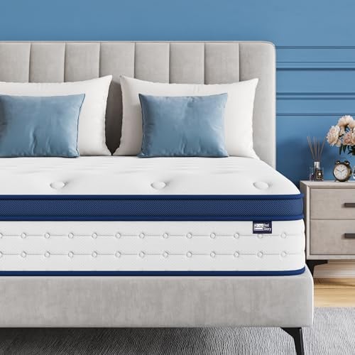 BedStory Matratze 90x200cm, 7-Zonen Taschenfederkernmatratze Höhe 20cm, H4 Härtegrad Matratze, Gedächtnisschaum und unabhängige Sackfeder, Rückenentlastende