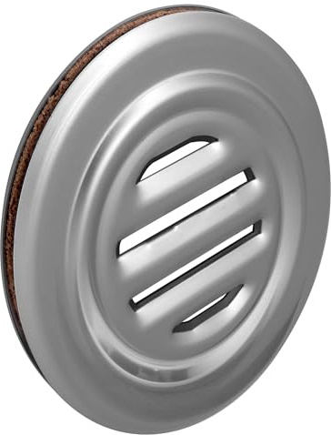 CRL Satin Anodized Finish Aluminum No-Draft Speak-Thru