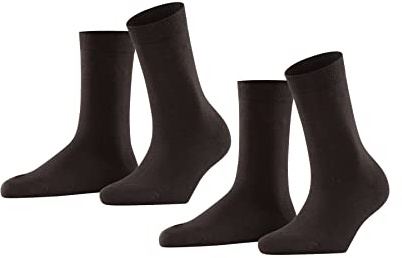 ESPRIT Damen Uni 2-Pack Socken Baumwolle atmungsaktiv