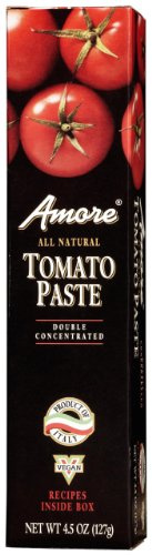 Amore Double Concentrated Tomato Paste - Tube - 4.5 Oz