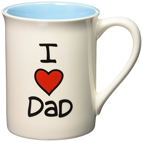 Our Name is Mud I Heart Dad Steingut-Tasse, 473 ml
