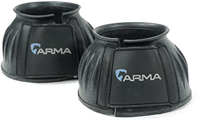 Shires Equestrian Equine Horse Arma Hufglocken, Schwarz