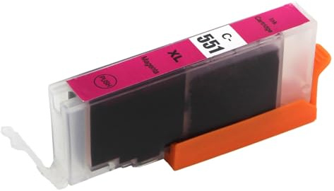 Go Inks Compatible CLI-551 XL Magenta Ink Cartridges - 1 Pack replacement for Canon PIXMA Printers - 12ml - 551 XL - High Yield - 1x M