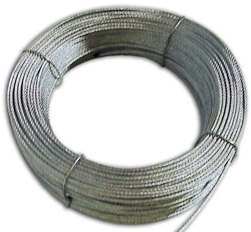 Fune Metallo Zincata a 72 Fili per Tapparelle Ø 2,4 mm Lunghezza 100 mt