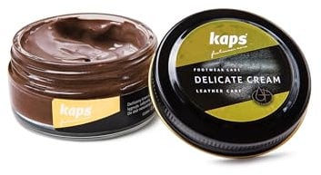Kaps Shoe Care Cream, Intensive Leather Care and Nourishing, Delicate (149 - cognac)