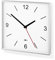ZACK 60053 SILLAR Wanduhr, Edelstahl matt, 26.0 x 26.0 x 4.1 cm