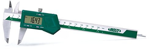 Insize 1108 – Calibre digital de 300 W sin pulgar rodillo, 0 – 300 mm/0 – 12