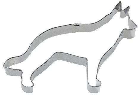 Westmark Ausstechformen Hund/Wolf, 10x6 cm, Edelstahl, Silber, 10,2 x 5,9 x 2,2 cm