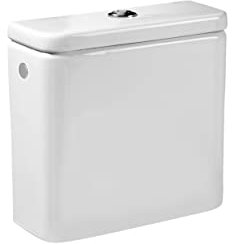 Roca,Dama,Cisterna de doble descarga 4,5/3L con alimentación inferior para inodoro,Blanco,365mm x 140mm x 360mm,A341786000