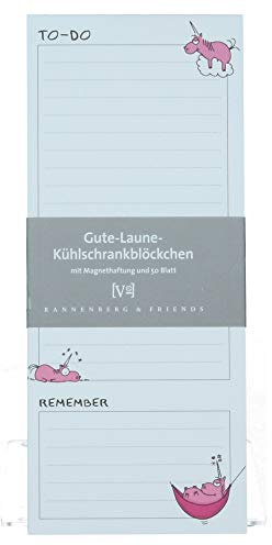 Kühlschrank-Blöckchen Einhorn To-Do-Liste von Rannenberg & Friends