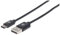 Manhattan 354929 USB 2.0 Typ C-Kabel Typ C-Stecker auf Typ A-Stecker 480 Mbit/s, 2m schwarz