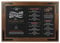 DISPLAY SALES Kreidetafel aus Holz, magnetisch, Kreidetafel mit Holzrahmen, Design Tafel aus Holz, 70 x 90 cm