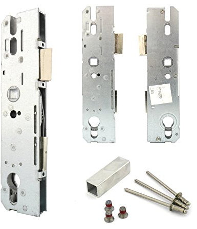 Serrure de réparation KFV 8250 | Serrure à mortaiser pour rénovation, pour verrouillages multipoints - Boîtier de serrure pour réparation ou remise en état | Entraxe 92 mm profondeur du carré 50mm