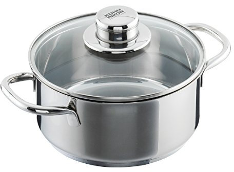 Kuhn Rikon 37403 olla con tapa de cristal, acero inoxidable