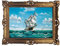 Lnxp Wunderschönes Gemälde Schiffsbild Bild Schiff Segelschiff Segelboot Meer Wellen Maritime 90x70 cm Künstler; P.Lorenz Bilder Barock Antik Repro 58B