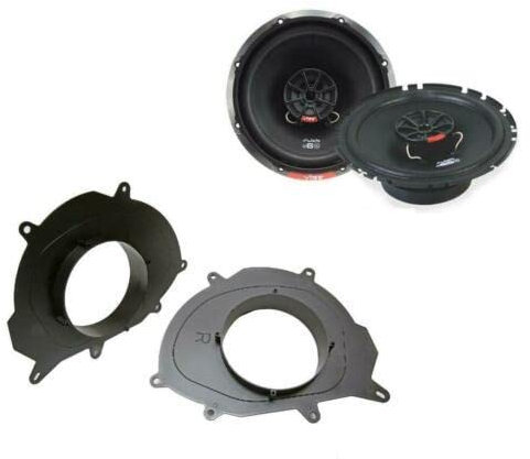 Inex Speaker Upgrade 17 cm Vibe Slick Coaxial Car Door Audio 2 Pieces IX-SR-RN-100 + SLICK6