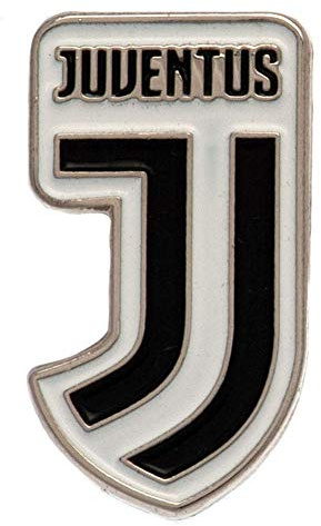 Juventus FC Anstecknadel (Einheitsgröße) (Weiß/Schwarz)