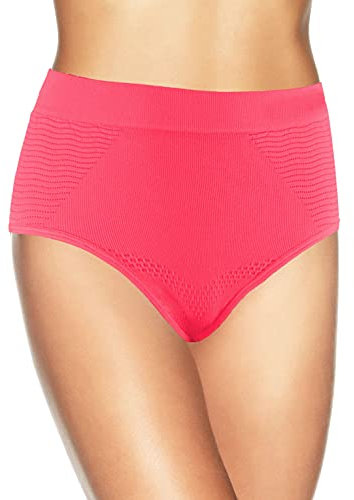 TRIFOLIUM Pantalones Moldeadores de Cintura Alta con Control Ligero del Abdomen y Bragas Mágicas Rosa Fucsia ES 40-42 (Etiqueta de Fábrica L UK 12-14 Hot Pink)