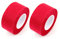 Velox 2x Lenkerband Tressostar 90 Textil Rot Bartape Fahrrad Baumwolle besonders Stark und selbstklebend, 2cm breit, 260cm lang, auch für E-Bike