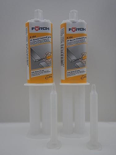 FÖRCH FLÜSSIGMETALL 2K EPOXID KLEBSTOFF K154 KLEBER ZWEIKOMPONENTEN 30g (2)