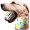 XGYLVFEI Lightweight Dog Ball for Throwing, Indestructible Dog Ball Toy for Large, Medium Dogs and Puppies, Dog Balls for Water, Jumping, Fetch, Toss and so on (Two Color Set)