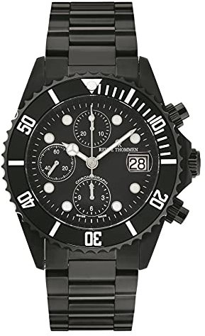 Revue Thommen Herren Armbanduhr Automatik Taucheruhr XL Diver Chronograph