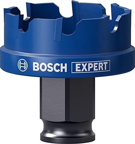 Bosch 1x EXPERT Sheet Metal Lochsäge für Power Change Plus Systeme (für Edelstahlbleche, Stahlbleche, Ø 35 mm, Professional Zubehör Bohrmaschine/Schrauber)