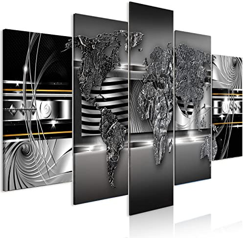 murando Akustikbild 225x112 cm Bilder miit Akustikschaumstoff Hochleistungsschallabsorber Schallschutz Leinwandbild XXL 5 tlg Wandbild k-C-10023-b-a