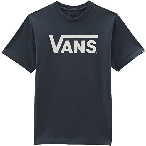 Vans Unisex-Kinder Classic T-Shirt, Indigo-Marshmallow, L