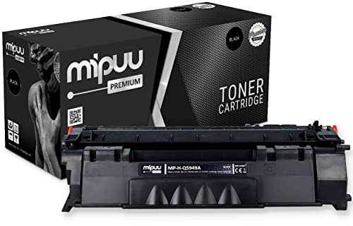 Mipuu Toner kompatibel für HP Q5949A 49A Schwarz Black für HP Laserjet 1160 1160LE 1320 1320N 1320NW 1320TN 3390 3390AIO 3392 3392AIO Druckerpatrone