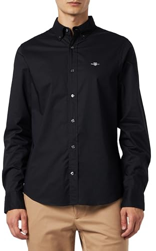 Gant Herren Slim Poplin Shirt Hemd SCHMALE Passform (1er Pack)
