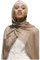 Txameru Hijab für Frauen Hijab Schal Muslim Rayon Crinkle Hijab mit Fransenrand, CAMEL, Large
