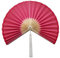 KOLWOVEN Bohemian Wall Art - Large 32 X 16 Bamboo Fan - Bedroom Wall Decor Above Bed (Pink)